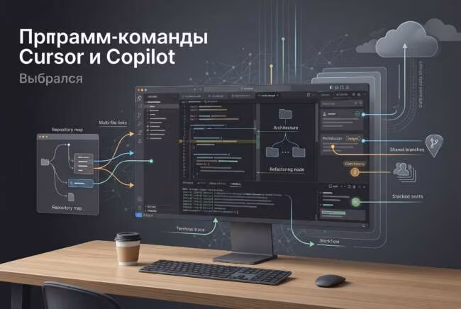 Cursor vs Copilot выбор AI-IDE для команды