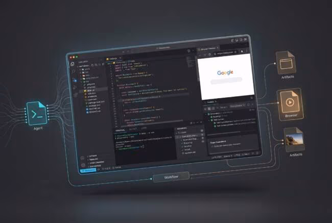 Google Antigravity как IDE с автономными агентами